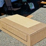 Custom daybed box wrapped in the Infinity LWV
