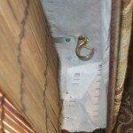 Cup hook installed under the RV valance