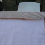 Fold then iron seam before using tape