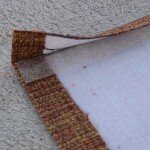 Heaming the seam with tape