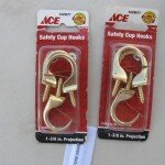 Safety Cup Hooks for Curtain rods