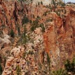 Looking back to Scouts Lookout